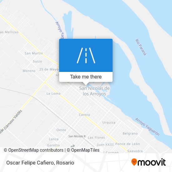 Mapa de Oscar Felipe Cafiero