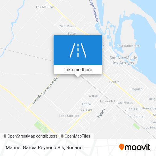 Mapa de Manuel García Reynoso Bis
