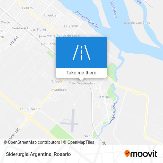 Mapa de Siderurgia Argentina