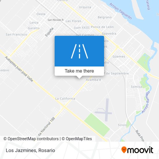 Mapa de Los Jazmines