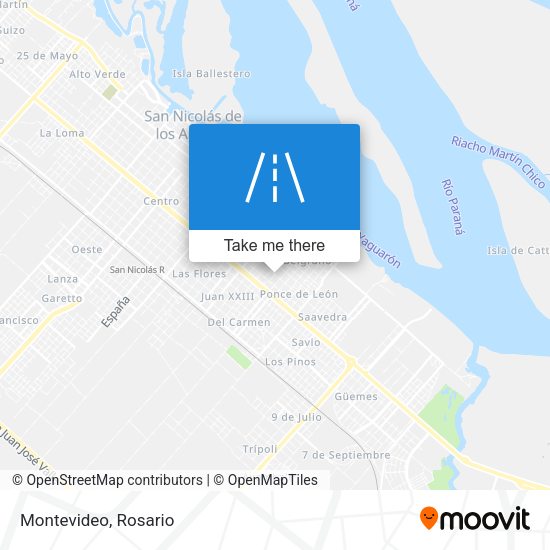 Mapa de Montevideo