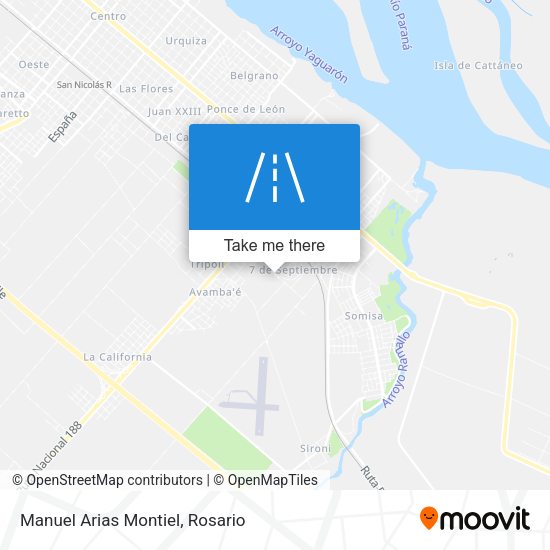 Mapa de Manuel Arias Montiel