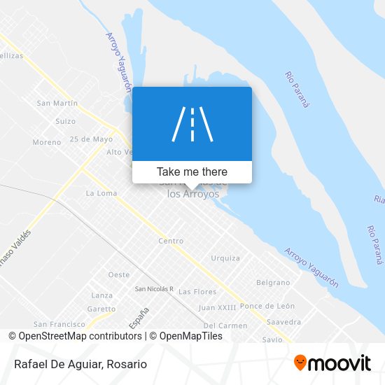 Mapa de Rafael De Aguiar