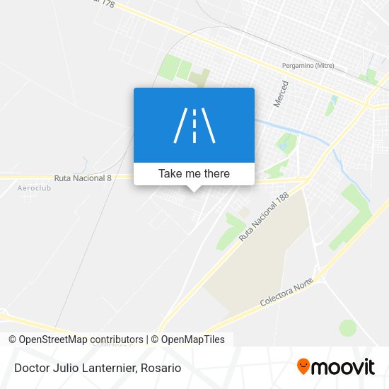 Mapa de Doctor Julio Lanternier