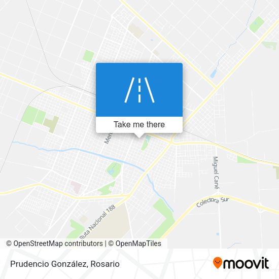 Prudencio González map