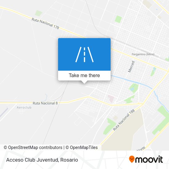 Mapa de Acceso Club Juventud