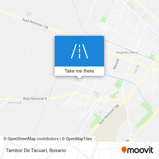 Tambor De Tacuarí map