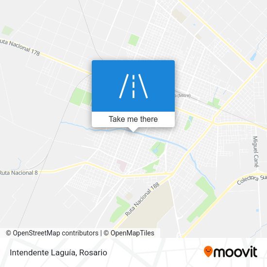 Mapa de Intendente Laguía