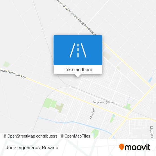 José Ingenieros map