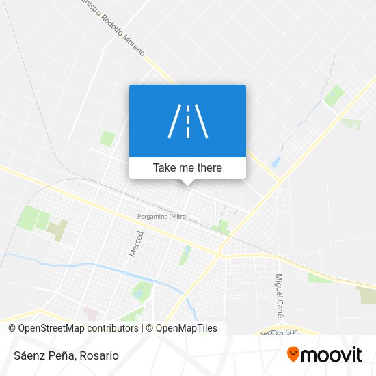 Mapa de Sáenz Peña