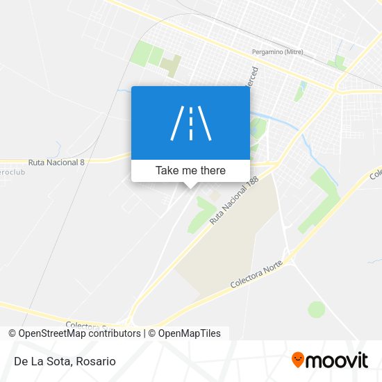 Mapa de De La Sota