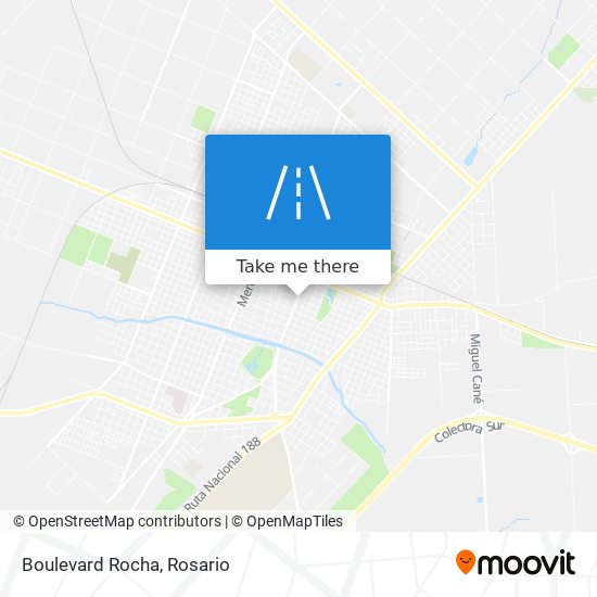 Boulevard Rocha map