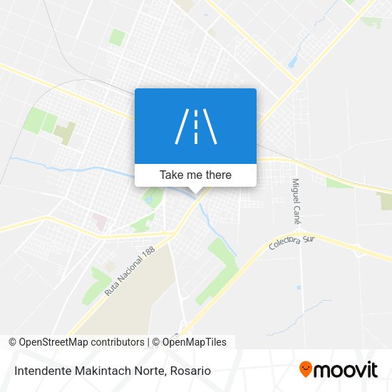 Mapa de Intendente Makintach Norte
