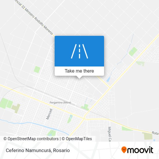 Ceferino Namuncurá map