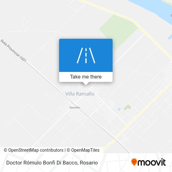 Doctor Rómulo Bonfi Di Bacco map