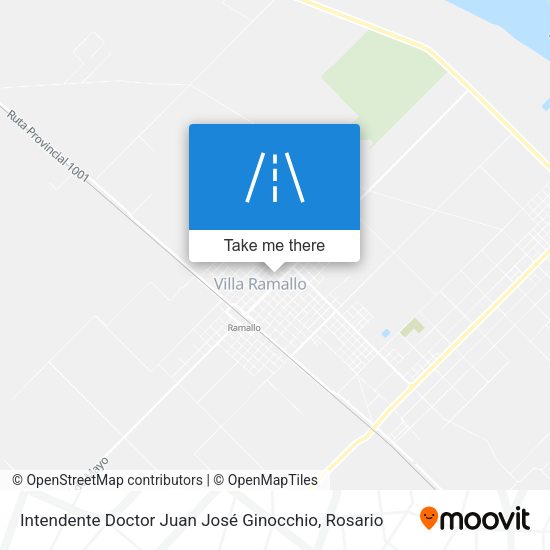 Intendente Doctor Juan José Ginocchio map