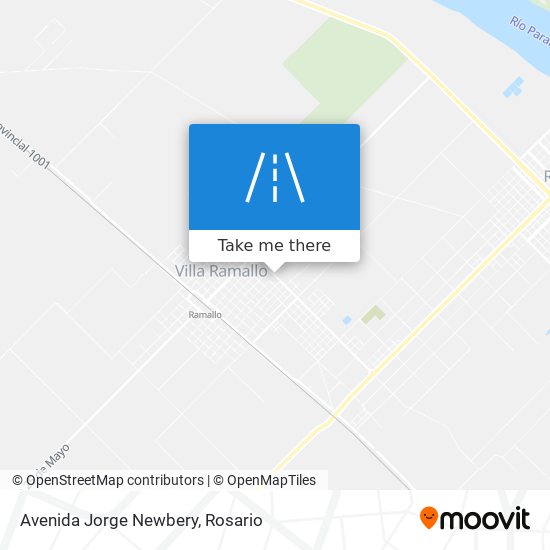 Avenida Jorge Newbery map
