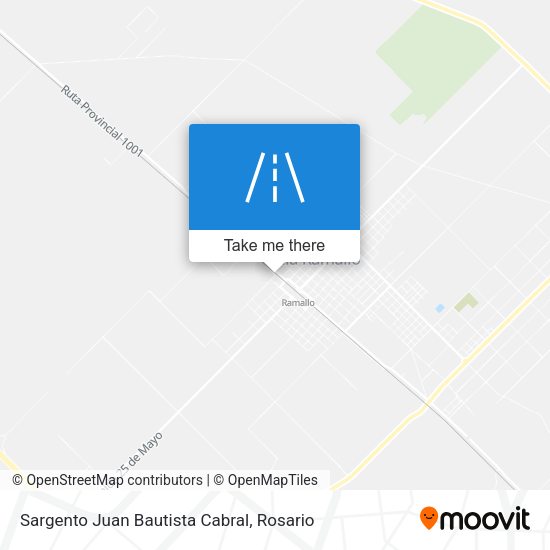 Mapa de Sargento Juan Bautista Cabral