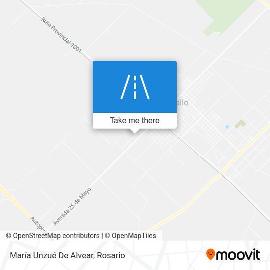 María Unzué De Alvear map