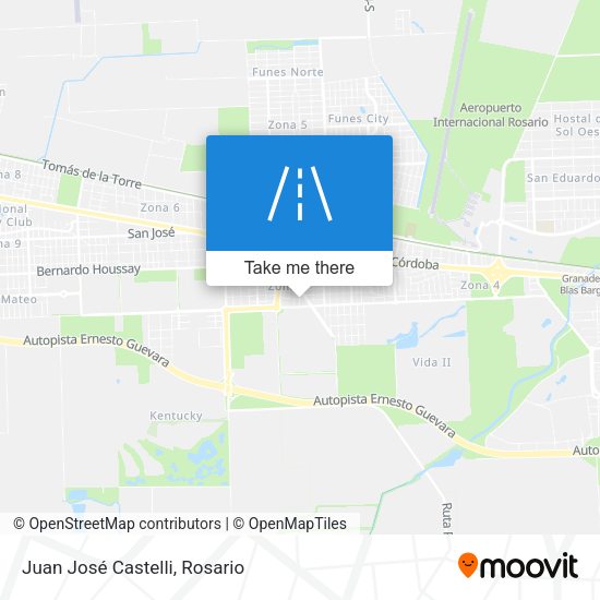 Mapa de Juan José Castelli