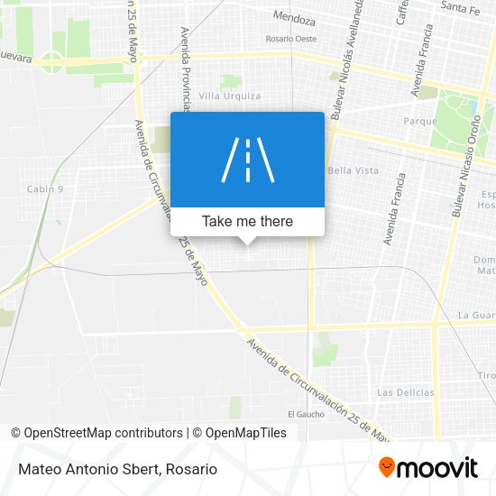 Mapa de Mateo Antonio Sbert