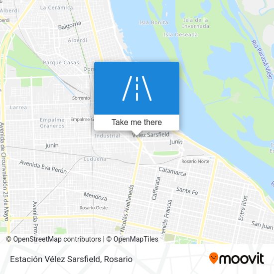 Estación Vélez Sarsfield map