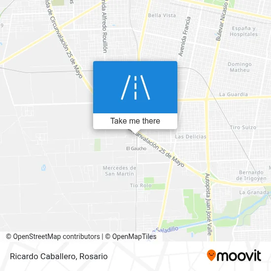 Ricardo Caballero map