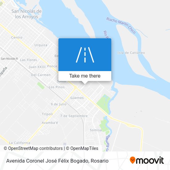 Avenida Coronel José Félix Bogado map
