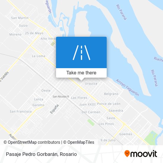 Pasaje Pedro Gorbarán map