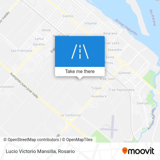 Mapa de Lucio Victorio Mansilla