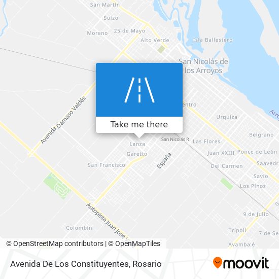 Avenida De Los Constituyentes map