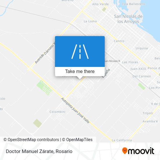 Doctor Manuel Zárate map