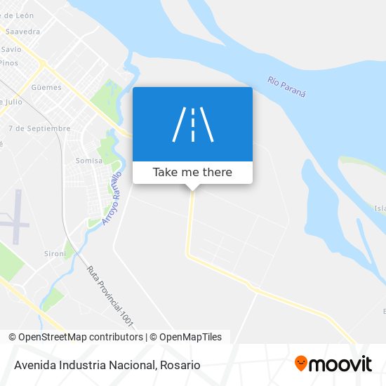 Avenida Industria Nacional map