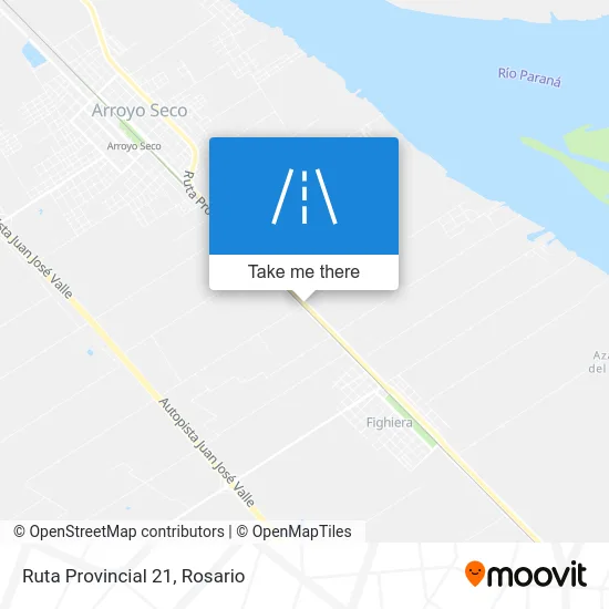 Ruta Provincial 21 map