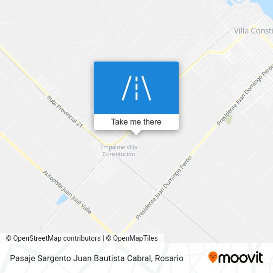 Pasaje Sargento Juan Bautista Cabral map