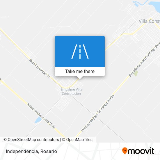 Mapa de Independencia