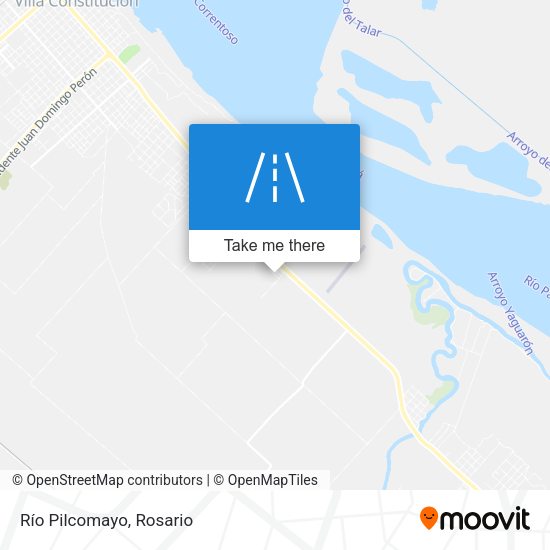 Mapa de Río Pilcomayo