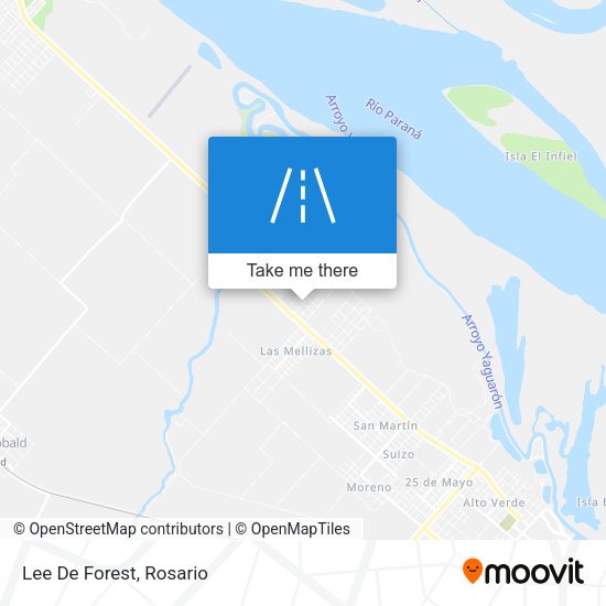 Mapa de Lee De Forest