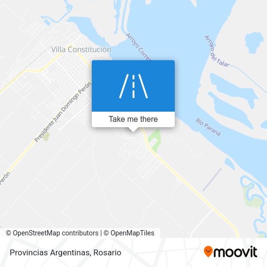 Provincias Argentinas map