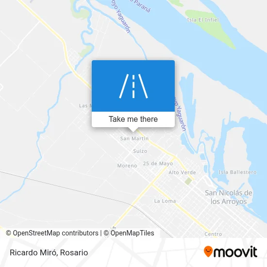 Ricardo Miró map