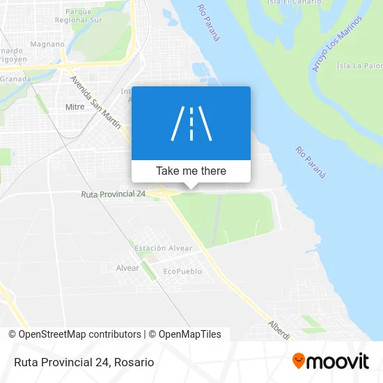 Ruta Provincial 24 map