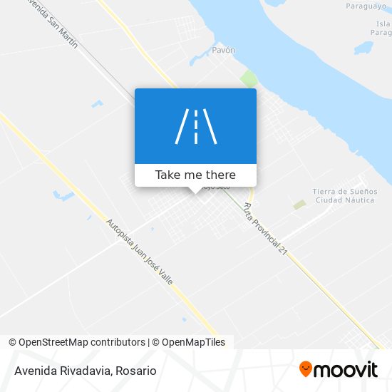 Avenida Rivadavia map