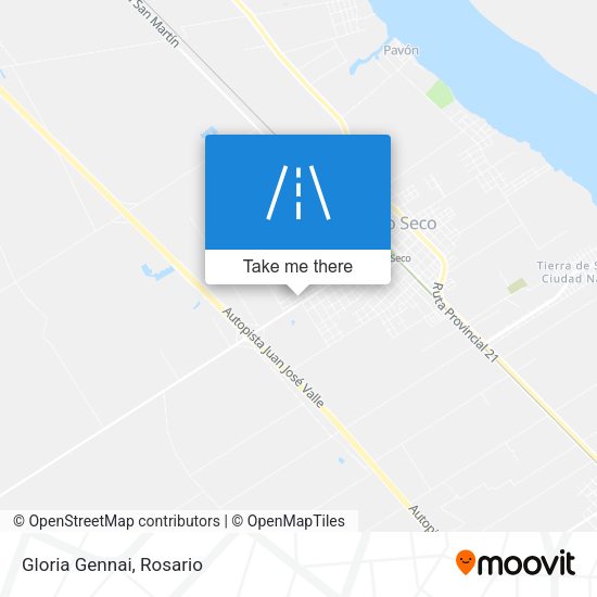Mapa de Gloria Gennai