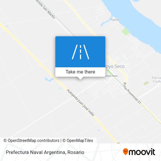 Prefectura Naval Argentina map