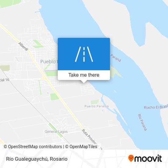 Río Gualeguaychú map