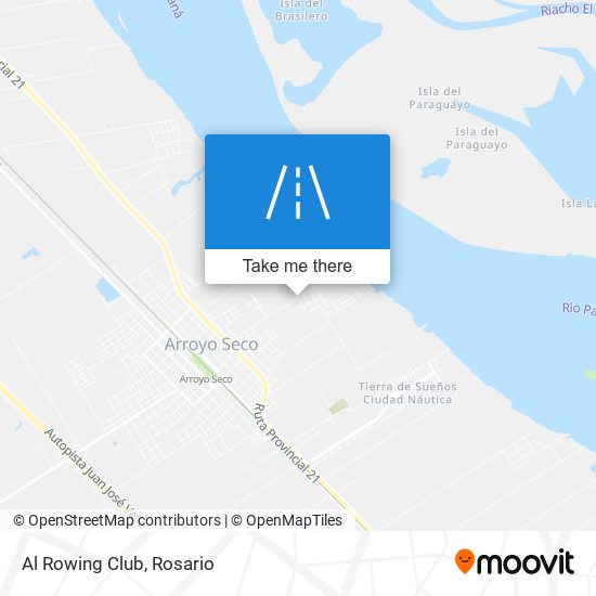 Al Rowing Club map