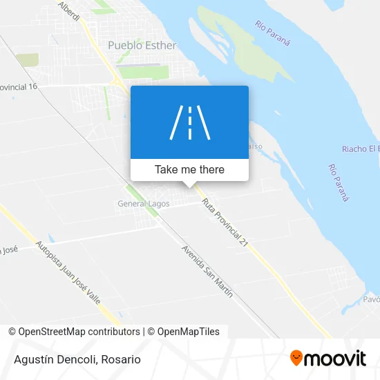 Mapa de Agustín Dencoli