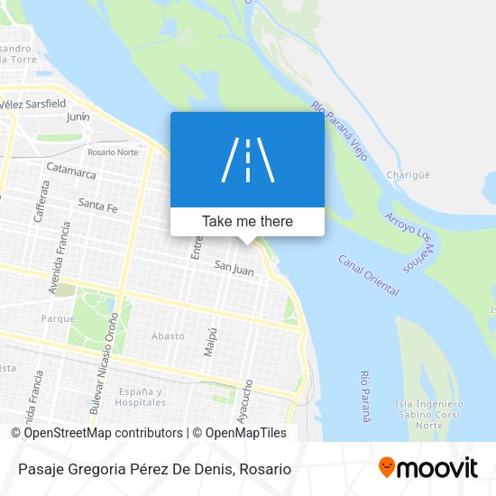 Pasaje Gregoria Pérez De Denis map