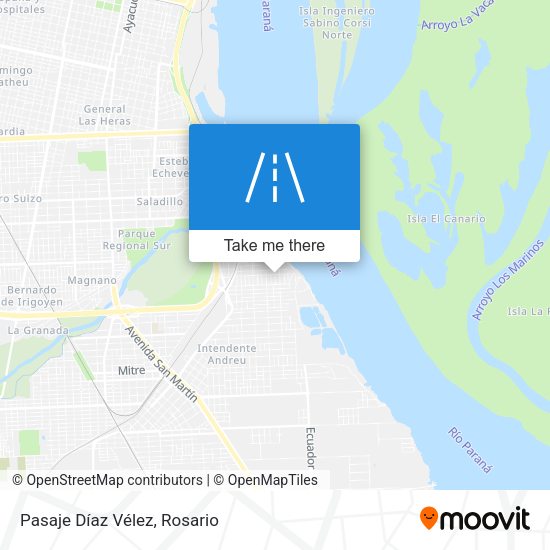 Pasaje Díaz Vélez map