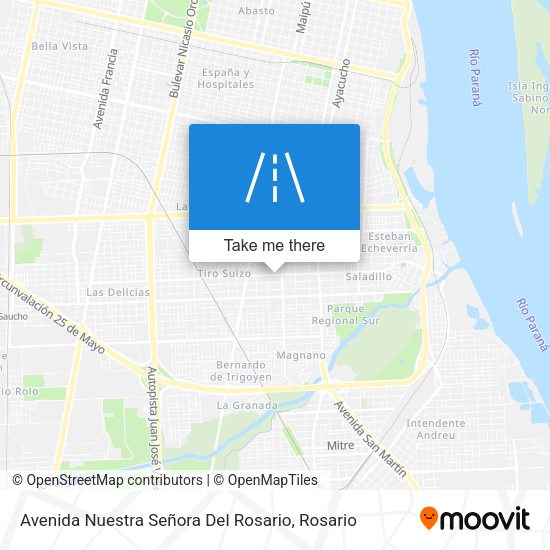 Avenida Nuestra Señora Del Rosario map